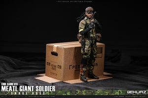EKUAZ STUDIO EKS011 1/6 Metal Shadow Gear Solid Snake Action Figure Erdl Camo