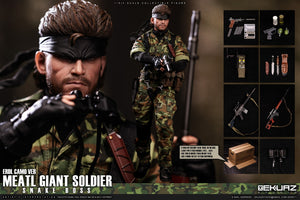 EKUAZ STUDIO EKS011 1/6 Metal Shadow Gear Solid Snake Action Figure Erdl Camo