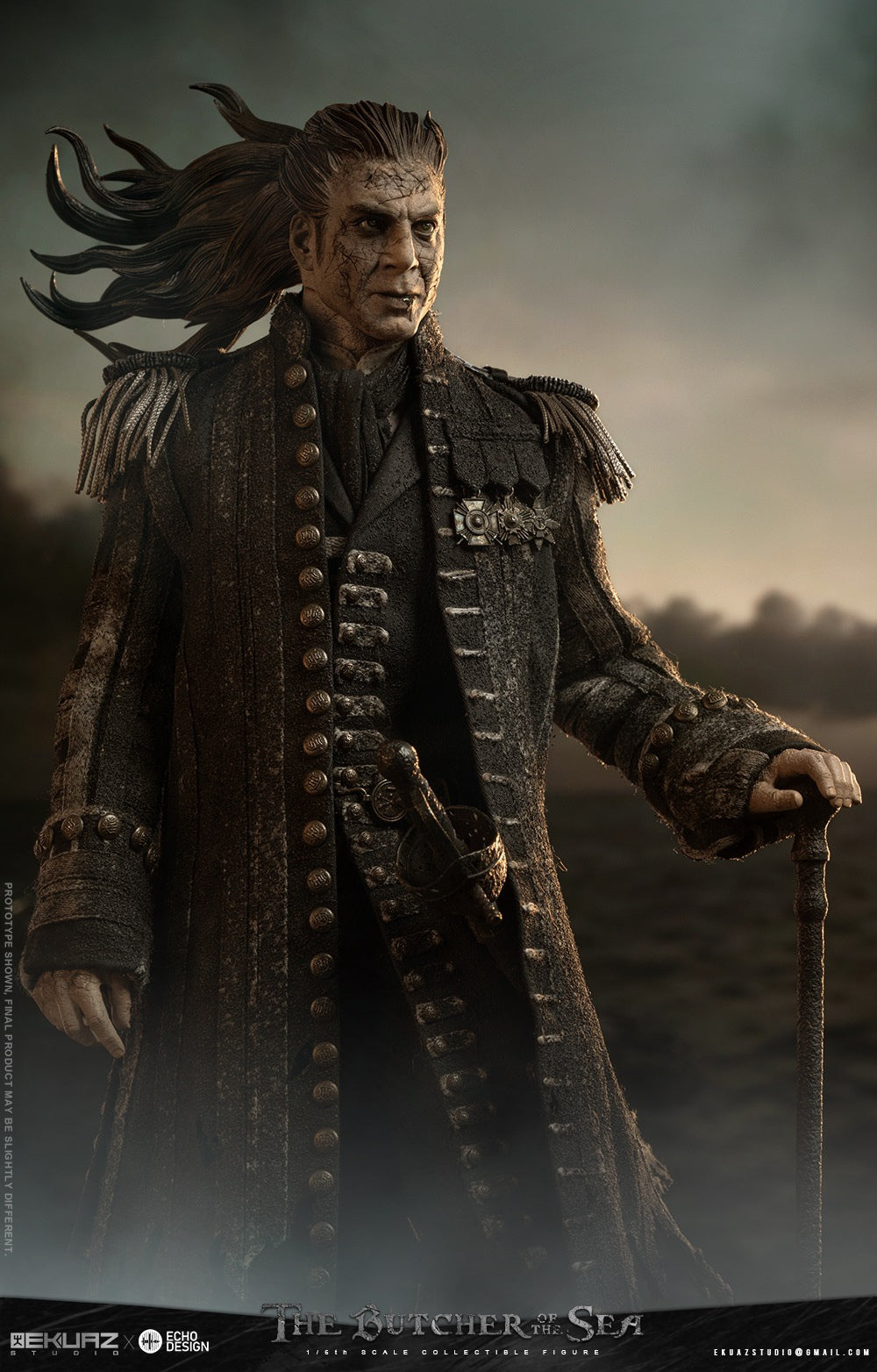 Presale EKUAZ STUDIO EKS013 1/6 The Butcher of the Sea Salazar Action Figure Toy