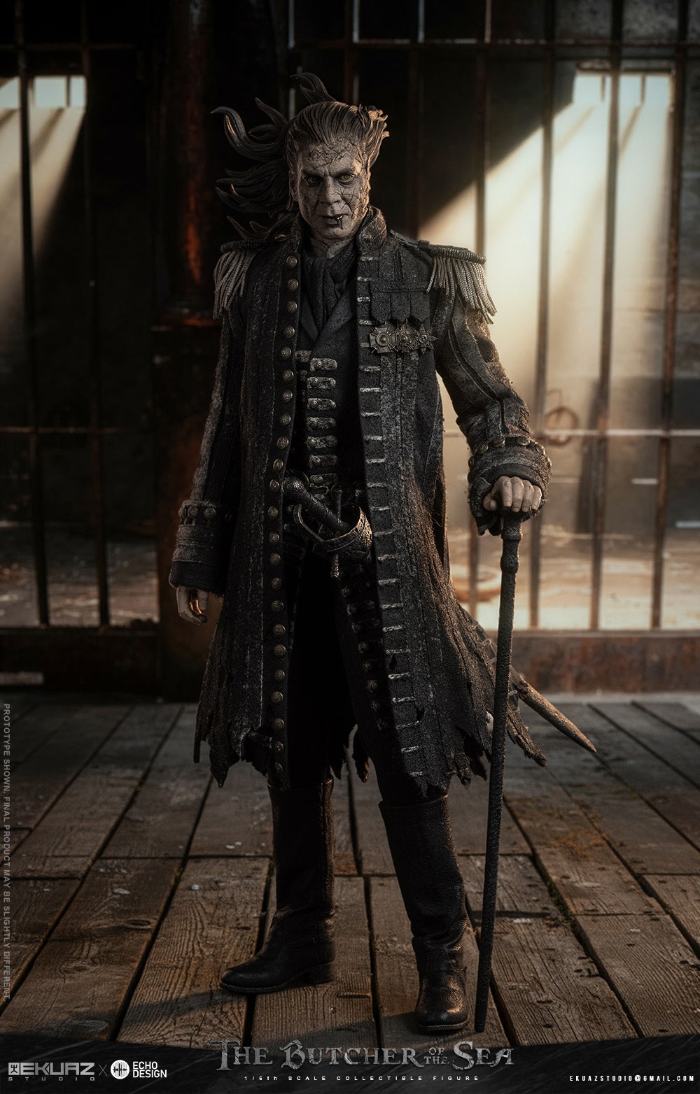Presale EKUAZ STUDIO EKS013 1/6 The Butcher of the Sea Salazar Action Figure Toy