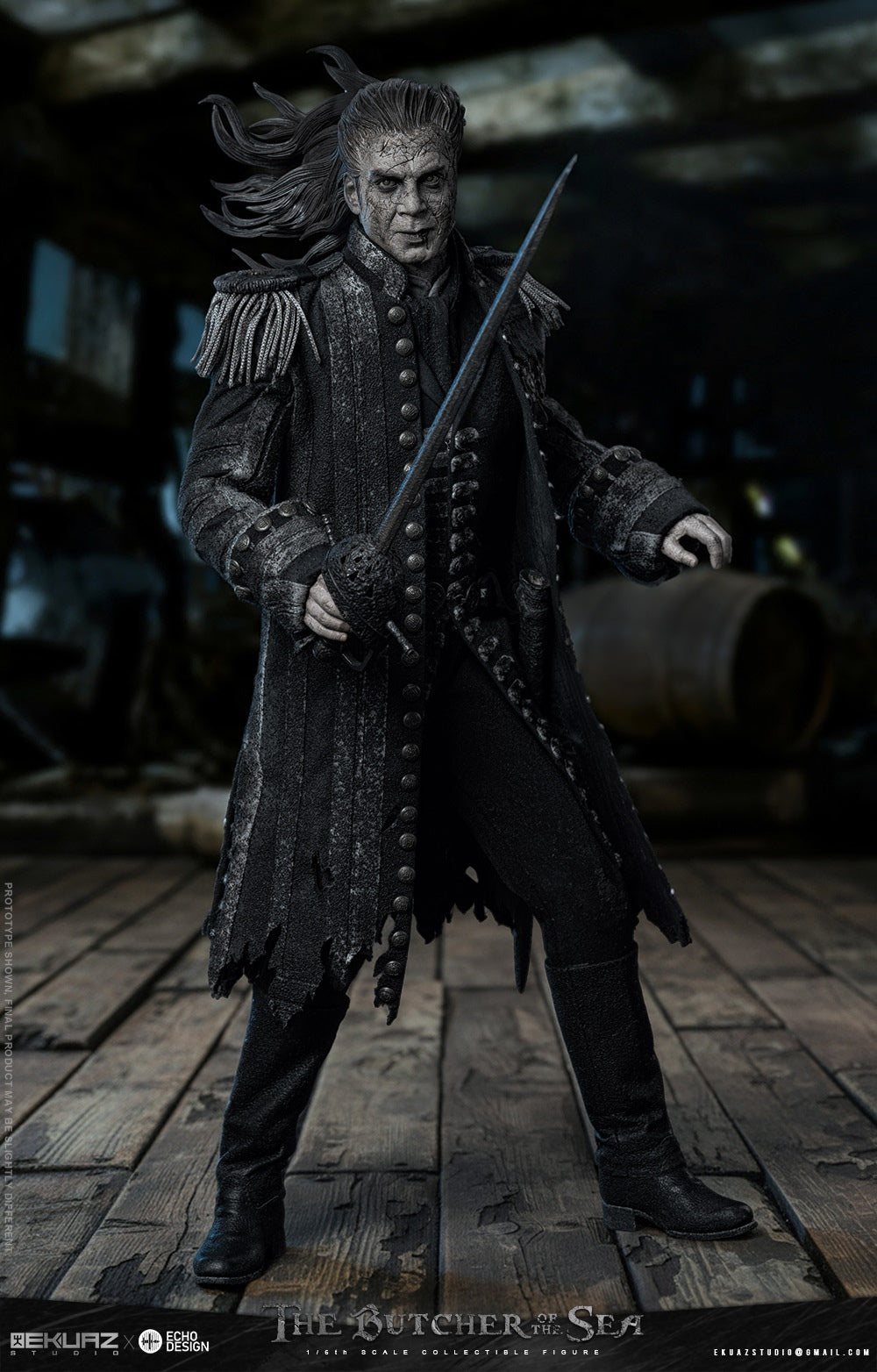Presale EKUAZ STUDIO EKS013 1/6 The Butcher of the Sea Salazar Action Figure Toy