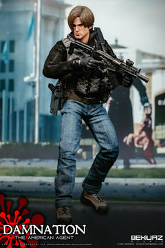 EKUAZ STUDIO EKS09 1/6 Damnation The American Agent Resident Zombie Evil Crisis Leon