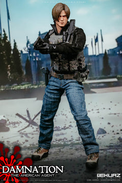 EKUAZ STUDIO EKS09 1/6 Damnation The American Agent Resident Zombie Evil Crisis Leon