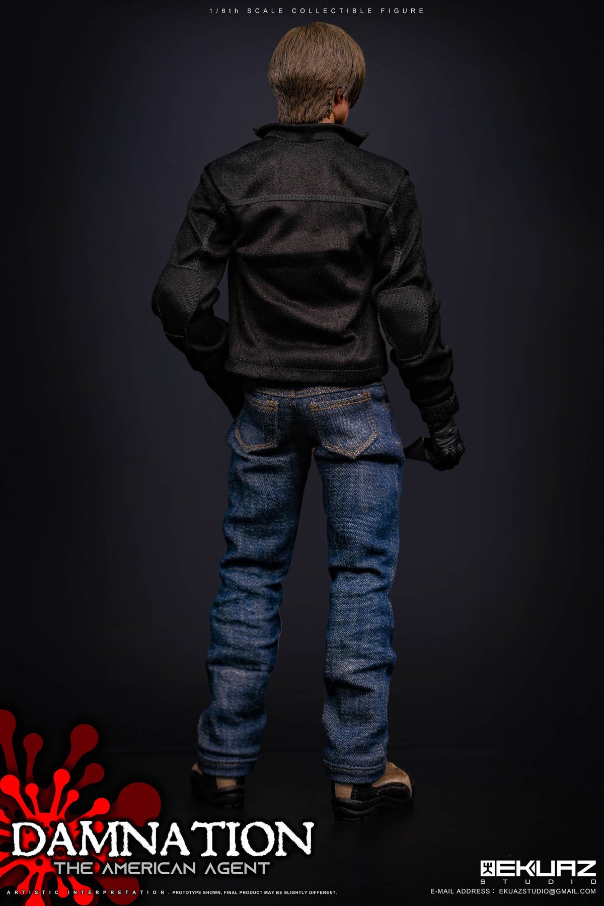 EKUAZ STUDIO EKS09 1/6 Damnation The American Agent Resident Zombie Evil Crisis Leon