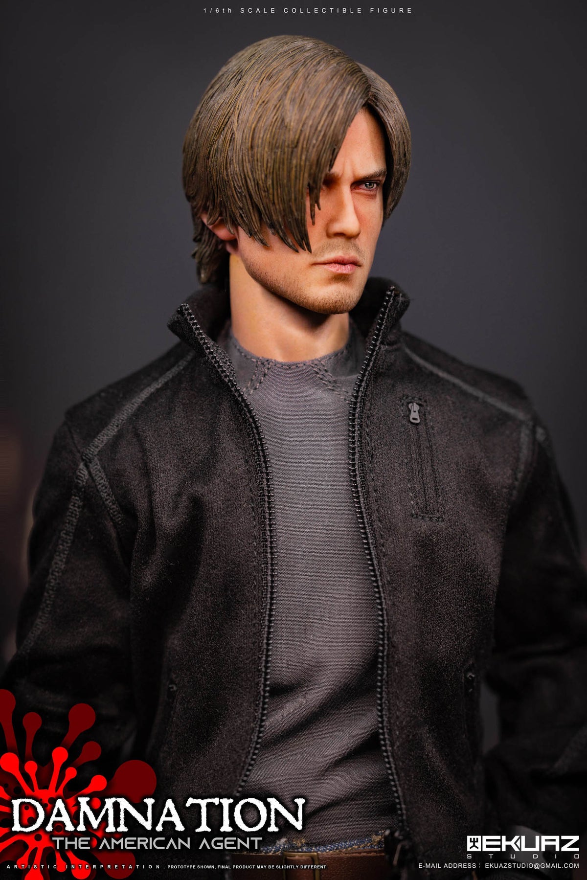 EKUAZ STUDIO EKS09 1/6 Damnation The American Agent Resident Zombie Evil Crisis Leon