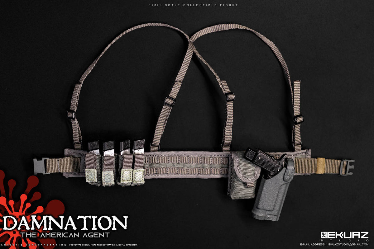 EKUAZ STUDIO EKS09 1/6 Damnation The American Agent Resident Zombie Evil Crisis Leon