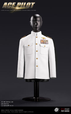 POPTOYS EX060 1/6 ACE Pilot Mitchell The Gun Action Figure Uniform Ver.