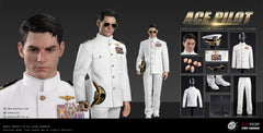 POPTOYS EX060 1/6 ACE Pilot Mitchell The Gun Action Figure Uniform Ver.
