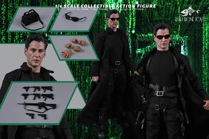 Presale FISH BONETOYS FB-Z002 1/6 The Matrix Neo Reeves 12" Male Action Figure