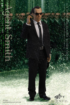 Presale FISH BONETOYS FB-Z007 1/6 Hacker Task The Matrix Agent Smith Male Action Figure Toy