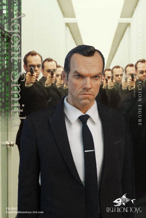 Presale FISH BONETOYS FB-Z007 1/6 Hacker Task The Matrix Agent Smith Male Action Figure Toy