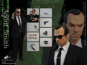 Presale FISH BONETOYS FB-Z007 1/6 Hacker Task The Matrix Agent Smith Male Action Figure Toy
