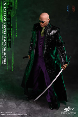 Presale FISH BONETOYS FB-Z014 1/6 Matrix Hacker Morpheus 12" Action Figure Toy