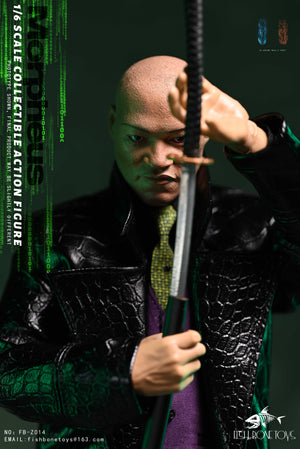 Presale FISH BONETOYS FB-Z014 1/6 Matrix Hacker Morpheus 12" Action Figure Toy