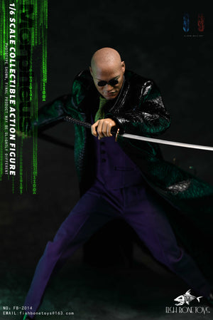 Presale FISH BONETOYS FB-Z014 1/6 Matrix Hacker Morpheus 12" Action Figure Toy