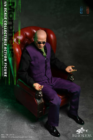 Presale FISH BONETOYS FB-Z014 1/6 Matrix Hacker Morpheus 12" Action Figure Toy