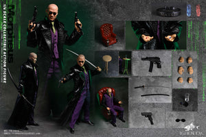 Presale FISH BONETOYS FB-Z014 1/6 Matrix Hacker Morpheus 12" Action Figure Toy