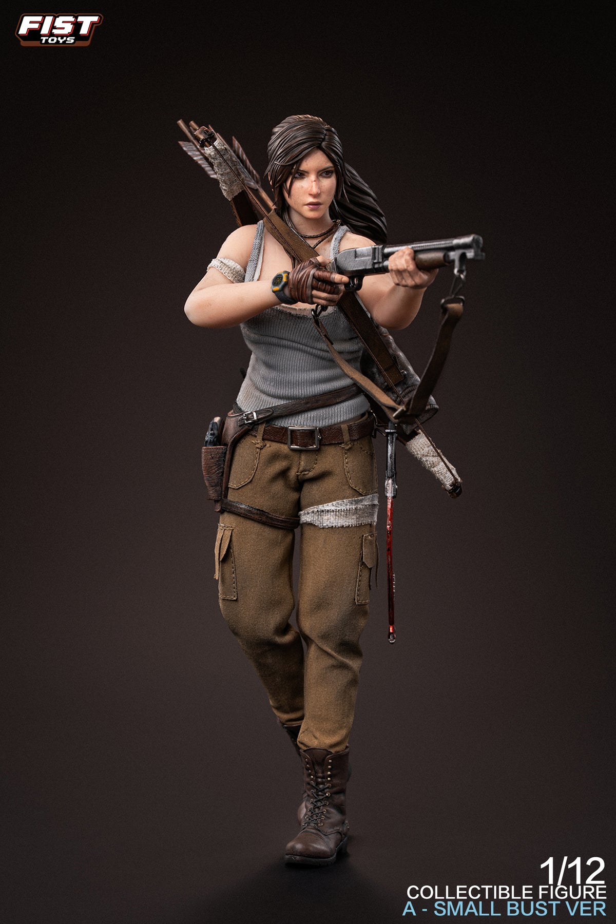 Presale Fist Toys FIST-003A 1/12 Jungle Huntress Tomb of the Fallen Raider Lara Small Bust Ver.