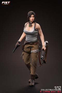 Presale Fist Toys FIST-003B 1/12 Jungle Huntress Tomb of the Fallen Raider Lara Large Bust Ver.