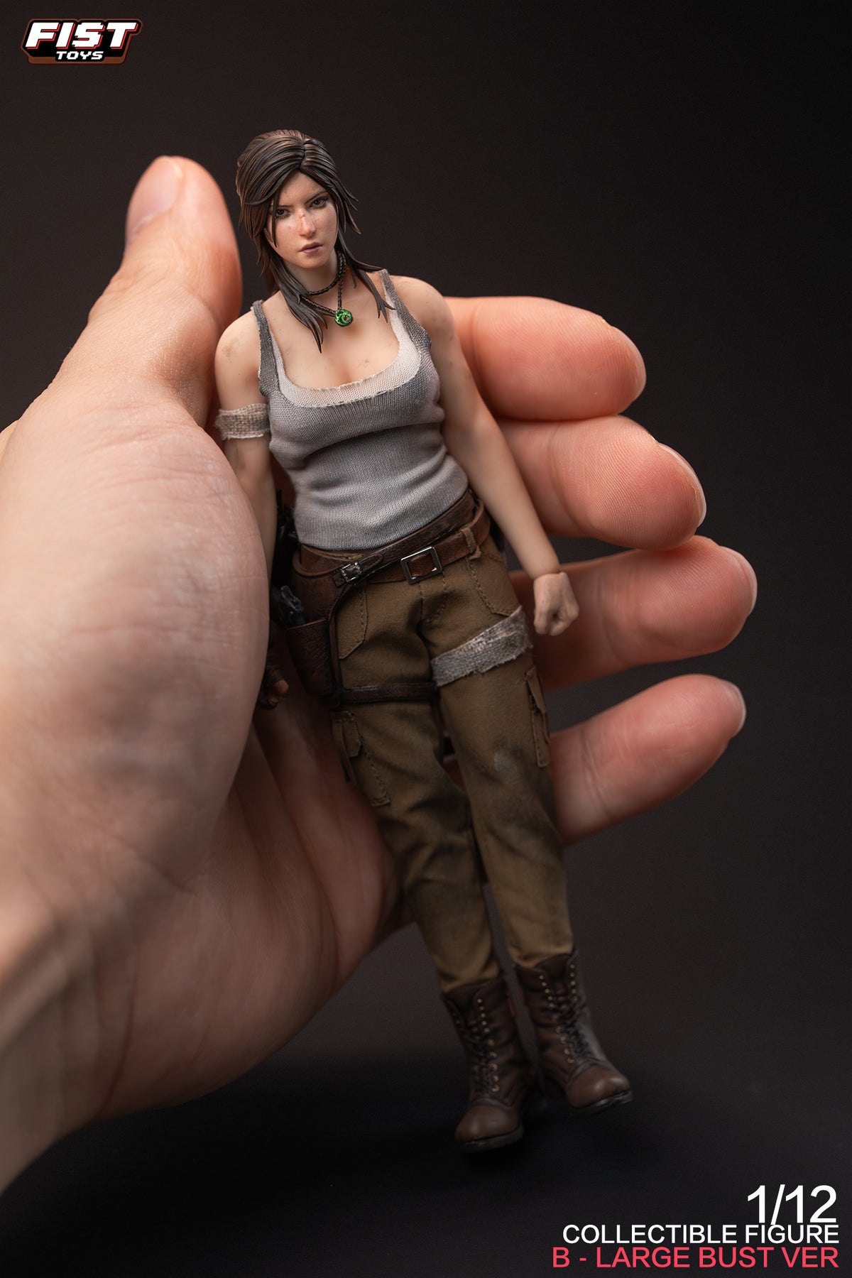 Presale Fist Toys FIST-003B 1/12 Jungle Huntress Tomb of the Fallen Raider Lara Large Bust Ver.