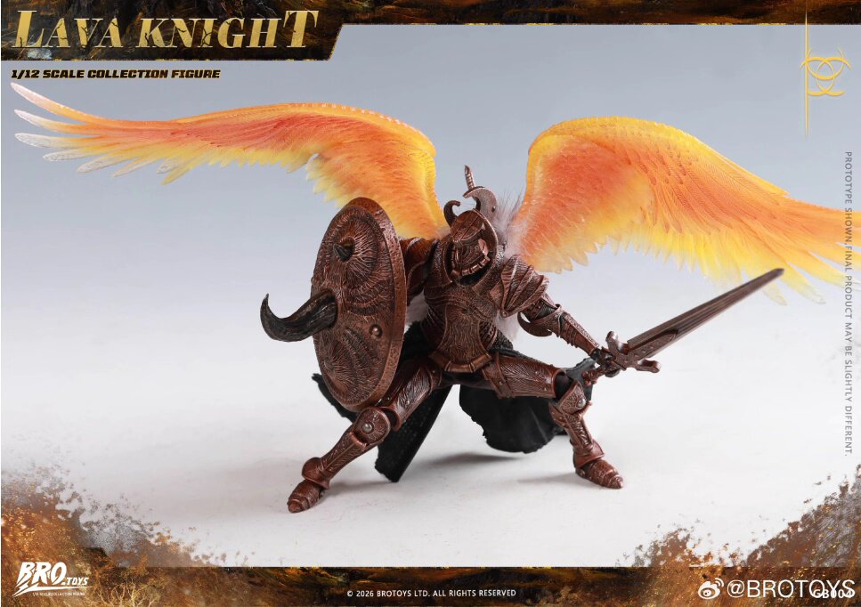 Vorverkauf BROTOYS GB004 1/12 Crucible Knight Sammler-Actionfigur Modellspielzeug