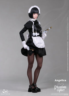 Presale DAMTOYS GLC01 1/6 Phantom Cipher Zero Trace Angelica Action Figure Toy