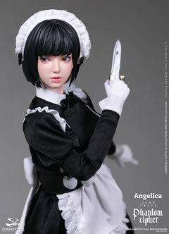 Presale DAMTOYS GLC01 1/6 Phantom Cipher Zero Trace Angelica Action Figure Toy