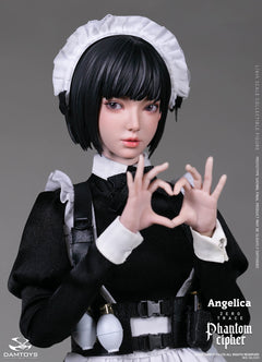 Presale DAMTOYS GLC01 1/6 Phantom Cipher Zero Trace Angelica Action Figure Toy