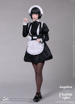 Presale DAMTOYS GLC01 1/6 Phantom Cipher Zero Trace Angelica Action Figure Toy