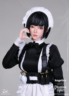 Presale DAMTOYS GLC01 1/6 Phantom Cipher Zero Trace Angelica Action Figure Toy