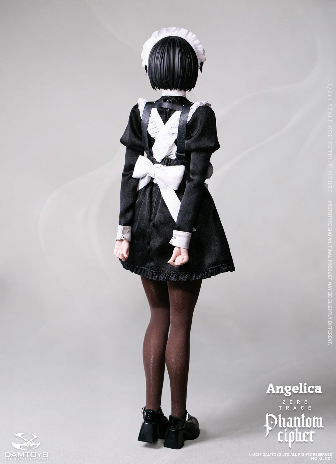 Presale DAMTOYS GLC01 1/6 Phantom Cipher Zero Trace Angelica Action Figure Toy