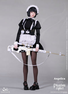 Presale DAMTOYS GLC01 1/6 Phantom Cipher Zero Trace Angelica Action Figure Toy