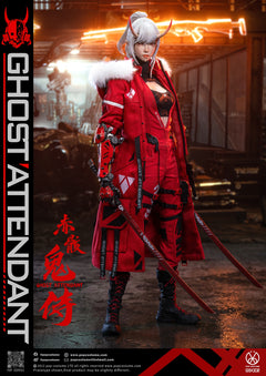 Preventa POP COSTUME GS-002 1/6 Ghost Attendant Red Remains modelo de figura de acción