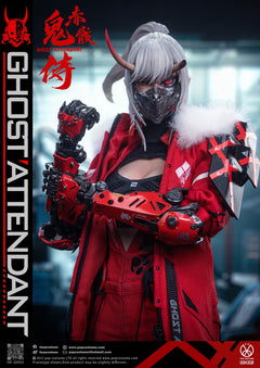Preventa POP COSTUME GS-002 1/6 Ghost Attendant Red Remains modelo de figura de acción