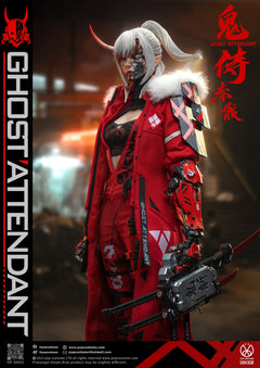 Preventa POP COSTUME GS-002 1/6 Ghost Attendant Red Remains modelo de figura de acción