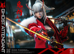 Preventa POP COSTUME GS-002 1/6 Ghost Attendant Red Remains modelo de figura de acción