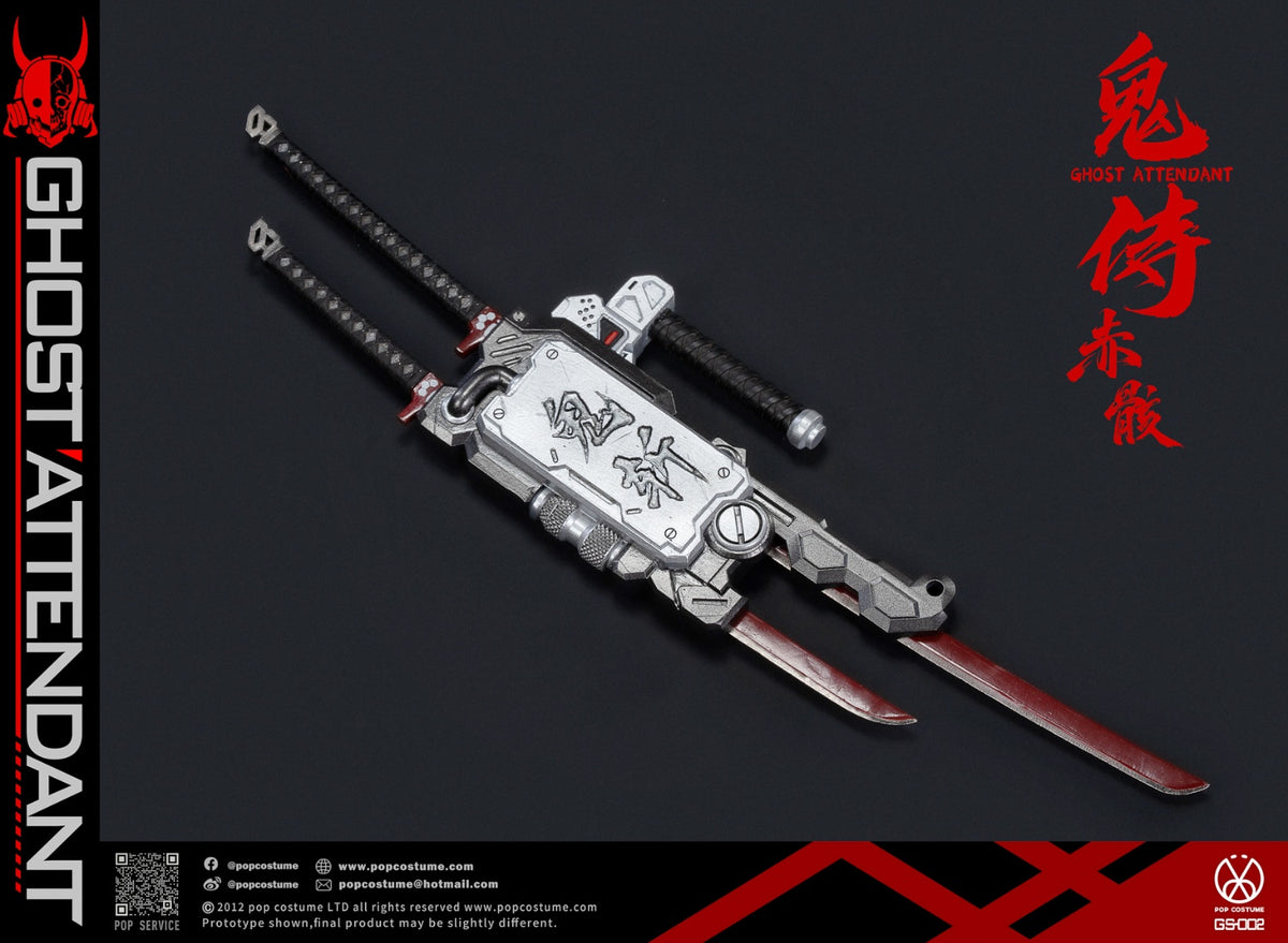 Preventa POP COSTUME GS-002 1/6 Ghost Attendant Red Remains modelo de figura de acción