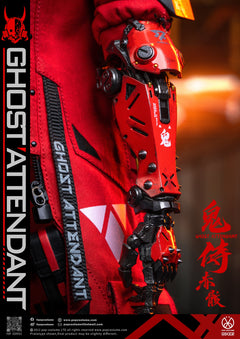 Preventa POP COSTUME GS-002 1/6 Ghost Attendant Red Remains modelo de figura de acción