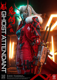 Preventa POP COSTUME GS-002 1/6 Ghost Attendant Red Remains modelo de figura de acción