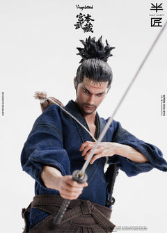 Vorverkauf HALF CRAFT 1/12 Miyamoto 6" Sammler-Actionfigur für Herren Modellspielzeug