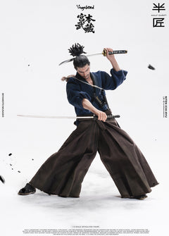 Vorverkauf HALF CRAFT 1/12 Miyamoto 6" Sammler-Actionfigur für Herren Modellspielzeug