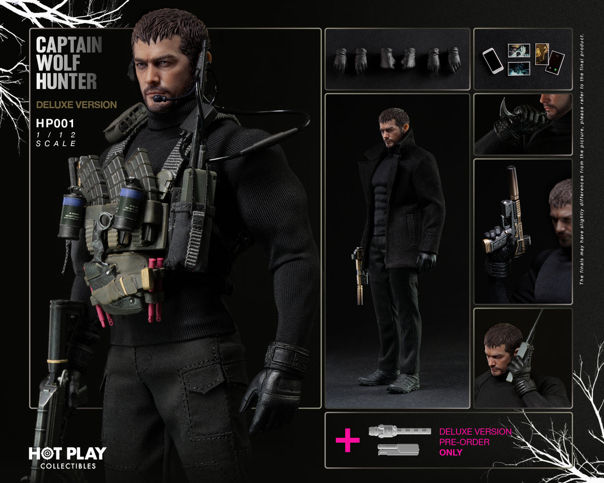 HOT PLAY HP001 1/12 Resident Zombie Evil Crisis Captain Wolf Hunter Chris Deluxe
