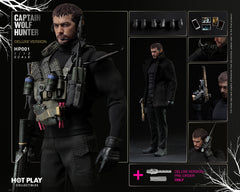 HOT PLAY HP001 1/12 Resident Zombie Evil Crisis Captain Wolf Hunter Chris versión de lujo
