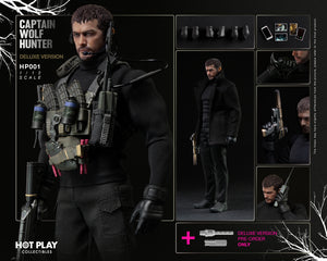 HOT PLAY HP001 1/12 Resident Zombie Evil Crisis Captain Wolf Hunter Chris Deluxe