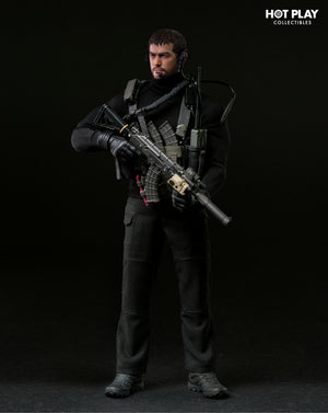 HOT PLAY HP001 1/12 Resident Zombie Evil Crisis Captain Wolf Hunter Chris Deluxe