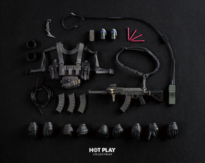 HOT PLAY HP001 1/12 Resident Zombie Evil Crisis Captain Wolf Hunter Chris Deluxe