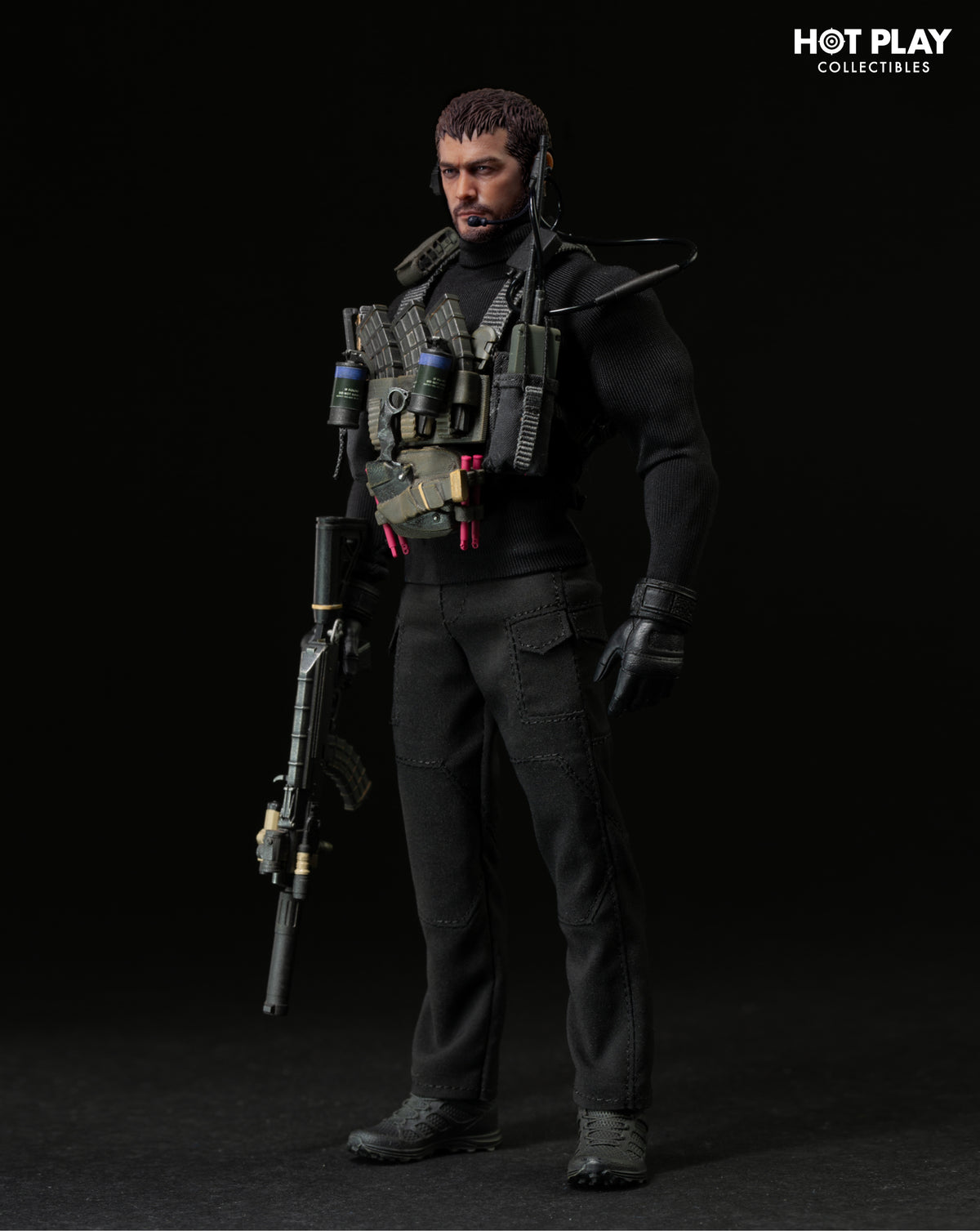 HOT PLAY HP001 1/12 Resident Zombie Evil Crisis Captain Wolf Hunter Chris Deluxe