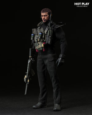 HOT PLAY HP001 1/12 Resident Zombie Evil Crisis Captain Wolf Hunter Chris Deluxe