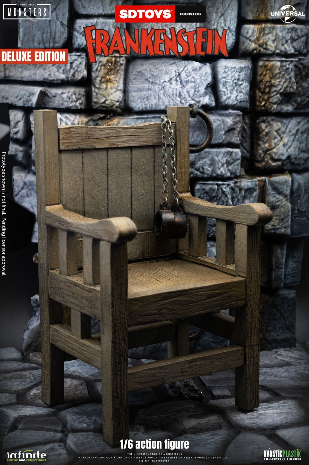 In Stock Infinite Statue 1/6 Frankenstein Male Action Figure Model Deluxe Ver.