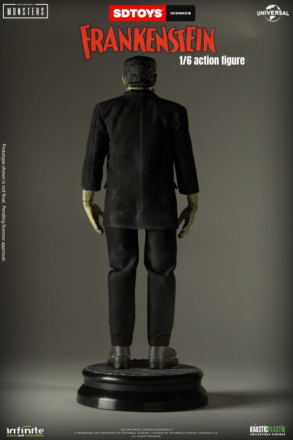 In Stock Infinite Statue 1/6 Frankenstein Male Action Figure Model Deluxe Ver.